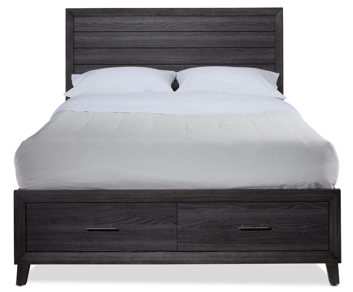 Miller 6-Piece Queen Storage Bedroom Package - Grey