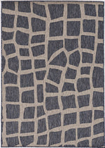 Kitimat I Indoor/Outdoor Area Rug - 5'3" x 7'7" - Blue/Grey