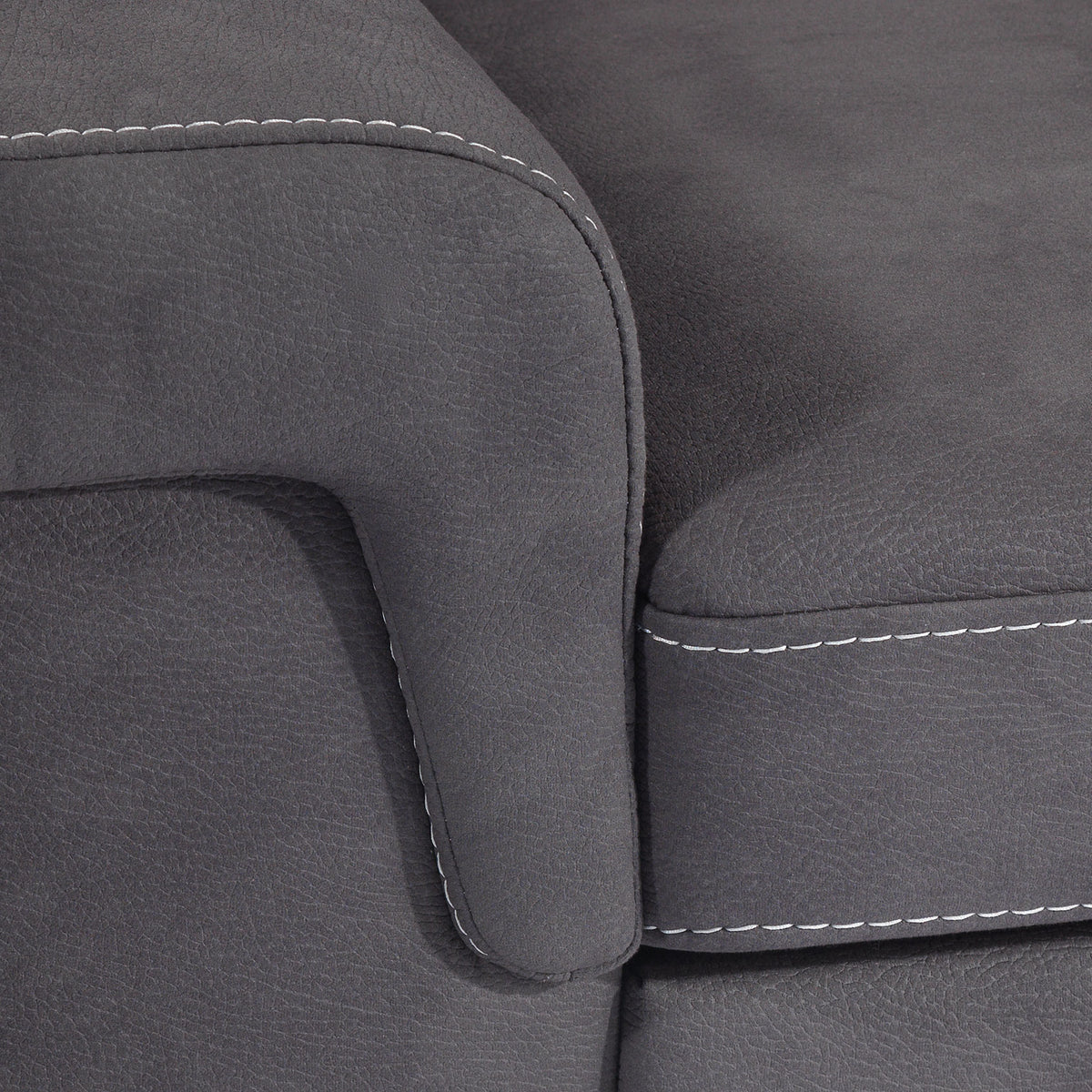 Simone 3-Piece Sectional with Left-Facing Pop-Up Bed - Charcoal