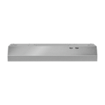 Whirlpool Stainless Steel 30" 270 CFM Range Hood with Dishwasher-Safe Full-Width Grease Filter - WVU17UC0JS