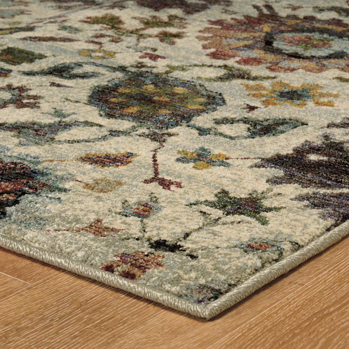 Angelica W7129AL Traditional Floral Area Rug (8'6"X11'7")