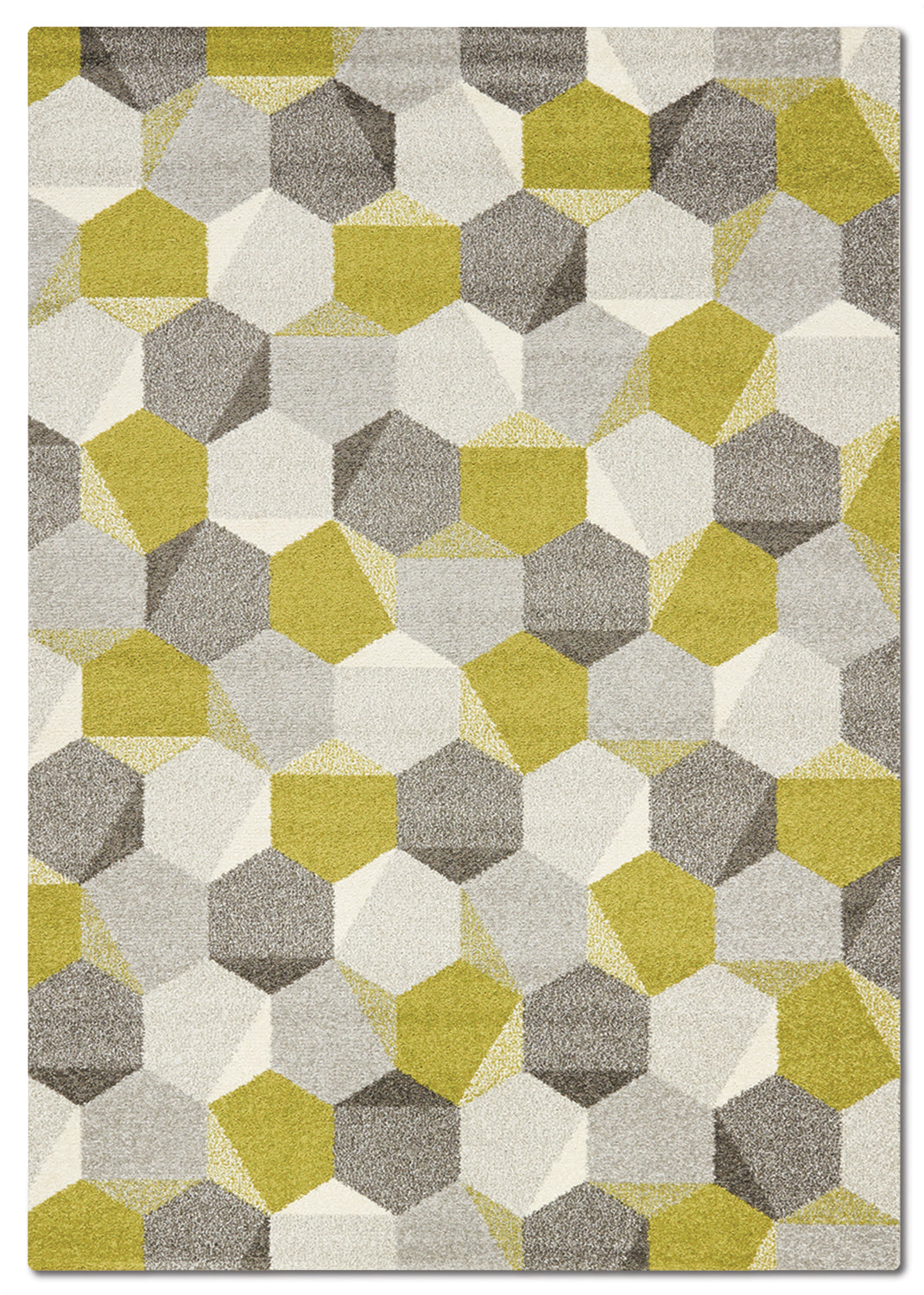 Camino 5' x 8' Area Rug - Green and Grey
