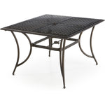 Manhattan Outdoor Square Dining Table - Light Brown