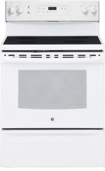 GE White Freestanding Electric Range (5.0 Cu. Ft.) - JCB630DKWW