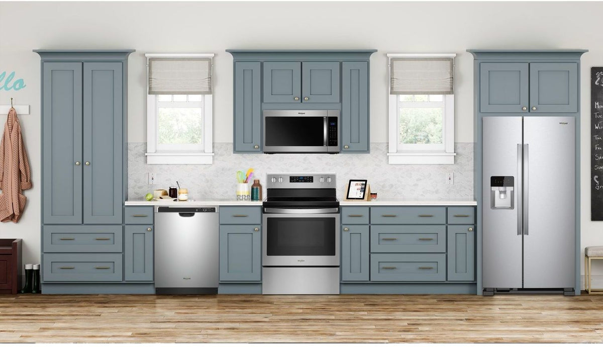 Whirlpool 36" 25 Cu. Ft. Monochromatic Stainless Steel Side-by-Side Refrigerator - WRS335SDHM