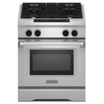KitchenAid Stainless Steel Slide-In Dual Fuel Range (4.1 Cu. Ft.) - KDRS407VSS