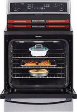 GE Profile Stainless Steel Freestanding Electric True Convection Range (6.2 Cu. Ft) - PCB915SKSS