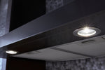 Whirlpool Black Stainless Steel 36" 400 CFM Canopy Wall-Mount Range Hood - WVW53UC6HV