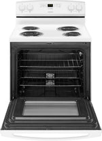 Amana White Freestanding Electric Range (4.8 Cu. Ft.) - YACR4303MFW