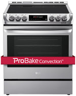 LG Appliances Stainless Steel Slide-In Electric Convection Range (6.3 Cu. Ft.) - LSE4611ST