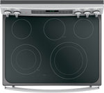 GE Stainless Steel Freestanding Electric Convection Double Oven Range (6.6 Cu. Ft.) - JCB865SJSS