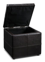 Anisa Storage Ottoman - Espresso