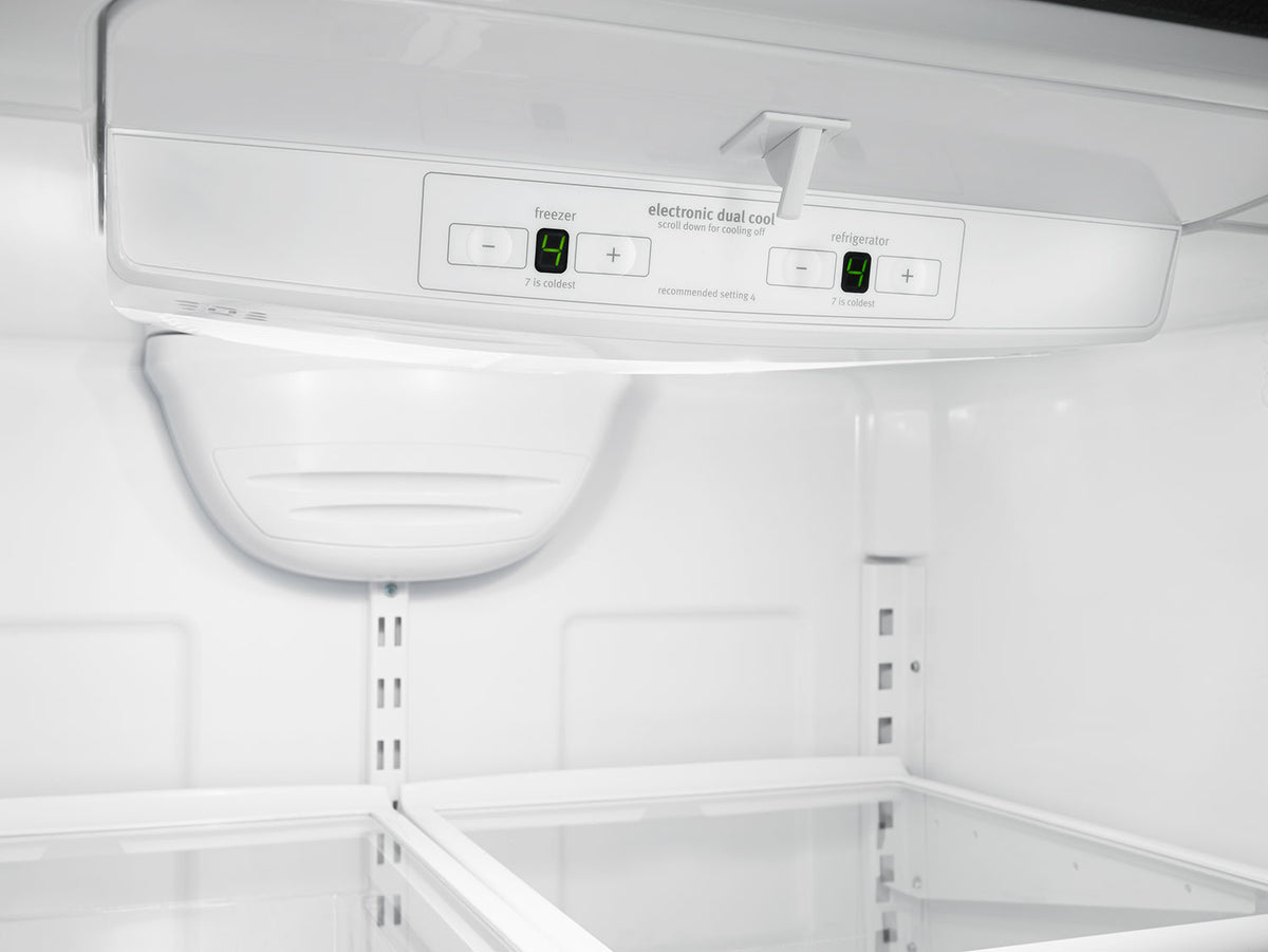 Whirlpool 30" 19 Cu. Ft. Stainless Steel Bottom-Freezer Refrigerator - WRB329LFBM
